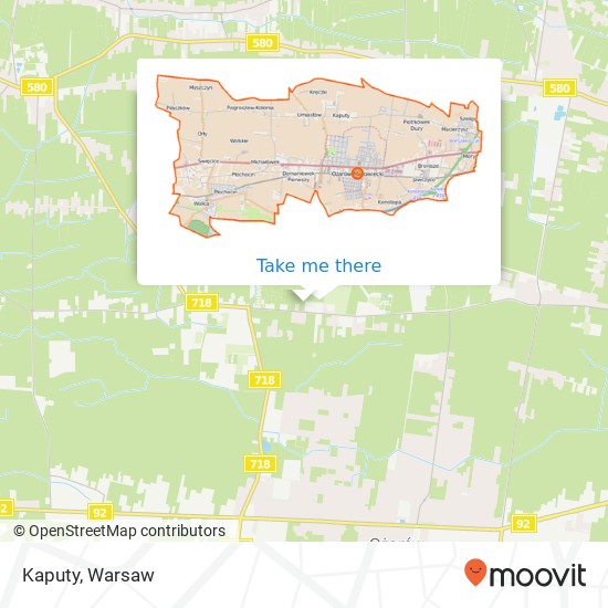 Kaputy map