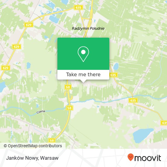 Janków Nowy map