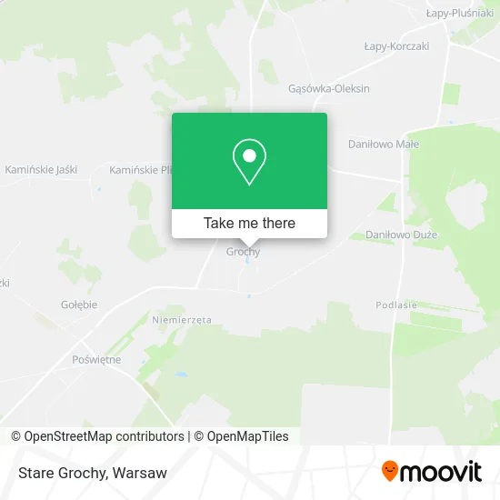 Карта Stare Grochy