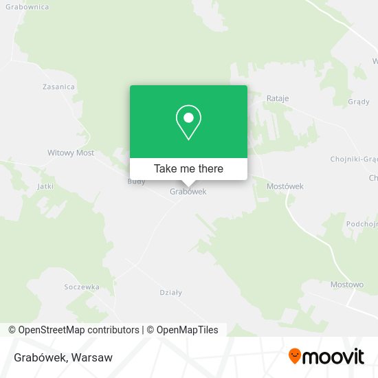 Grabówek map