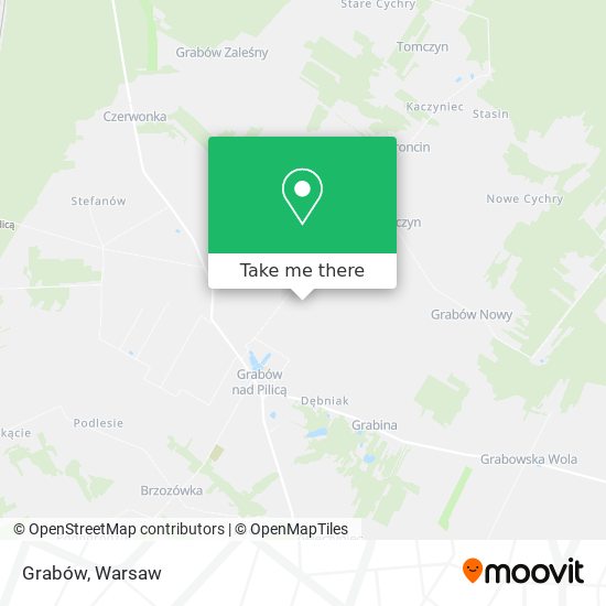 Grabów map