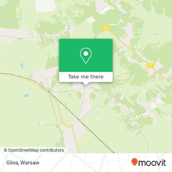 Glina map