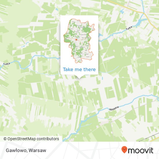 Gawłowo map