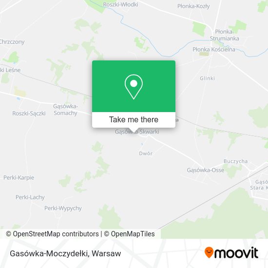 Gasówka-Moczydełki map