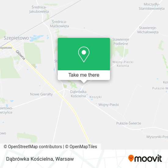 Dąbrówka Kościelna map