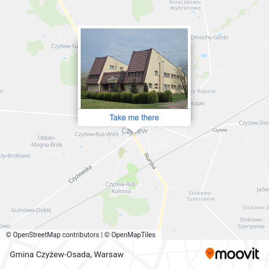 Gmina Czyżew-Osada map