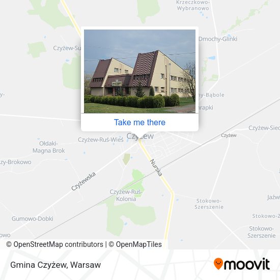 Gmina Czyżew map