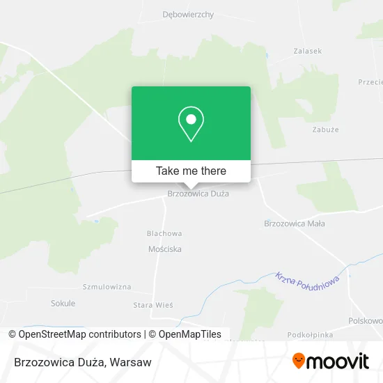Карта Brzozowica Duża
