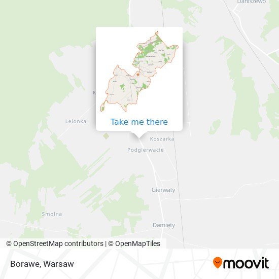 Borawe map