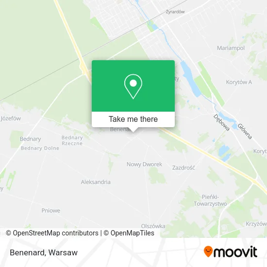 Benenard map
