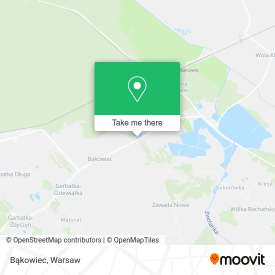 Карта Bąkowiec