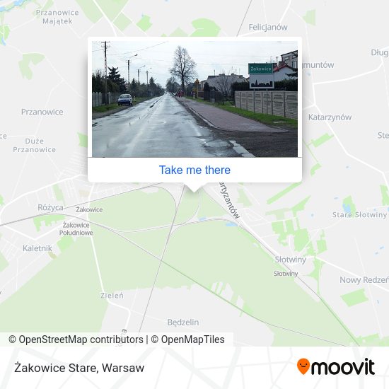 Żakowice Stare map