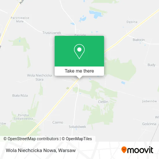 Карта Wola Niechcicka Nowa