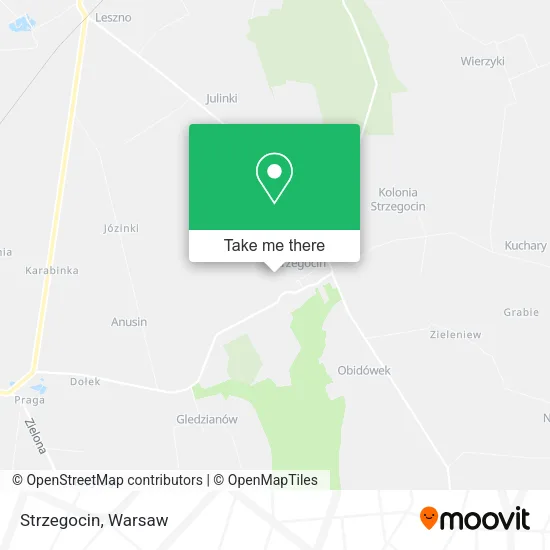 Карта Strzegocin