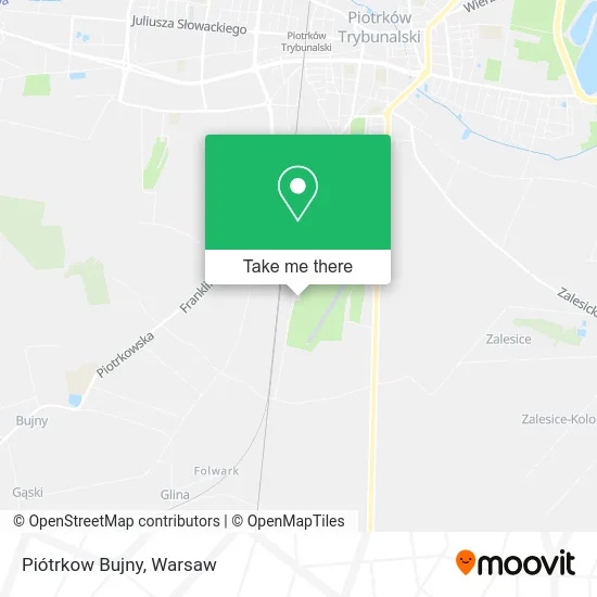 Карта Piótrkow Bujny