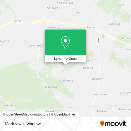 Карта Modrzewie