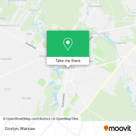 Карта Gostyn