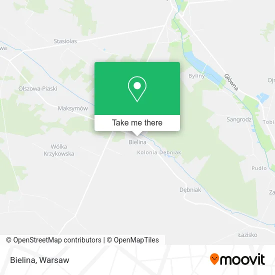 Bielina map