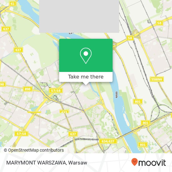 MARYMONT WARSZAWA map