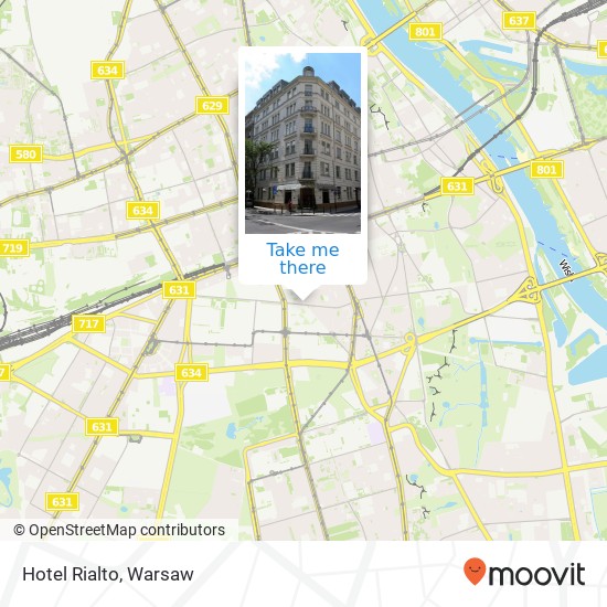 Hotel Rialto map