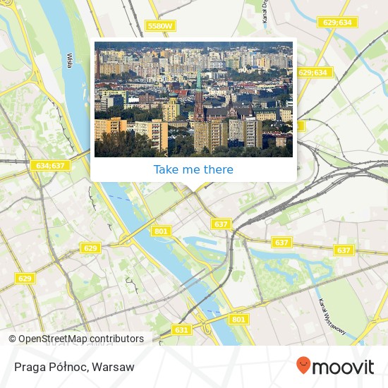 Praga Północ map