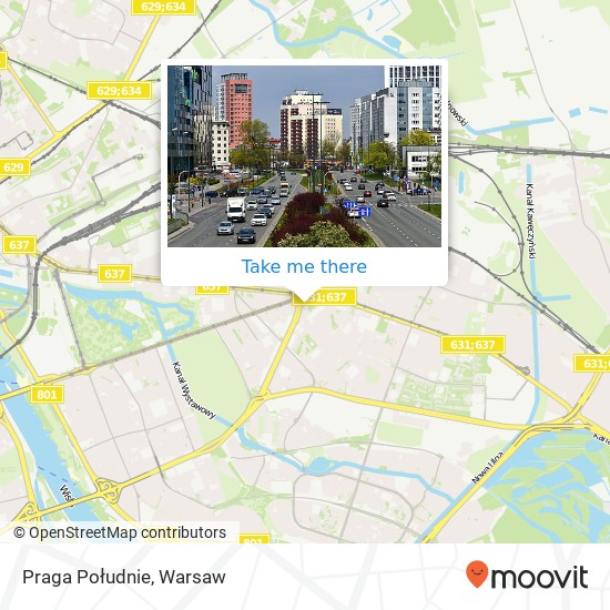 Praga Południe map