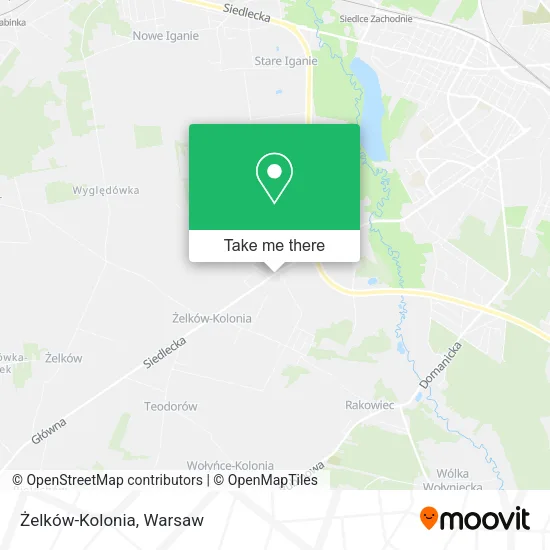 Żelków-Kolonia map