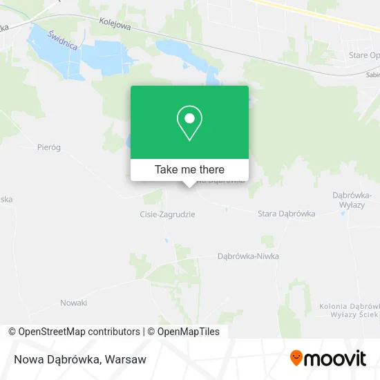 Nowa Dąbrówka map