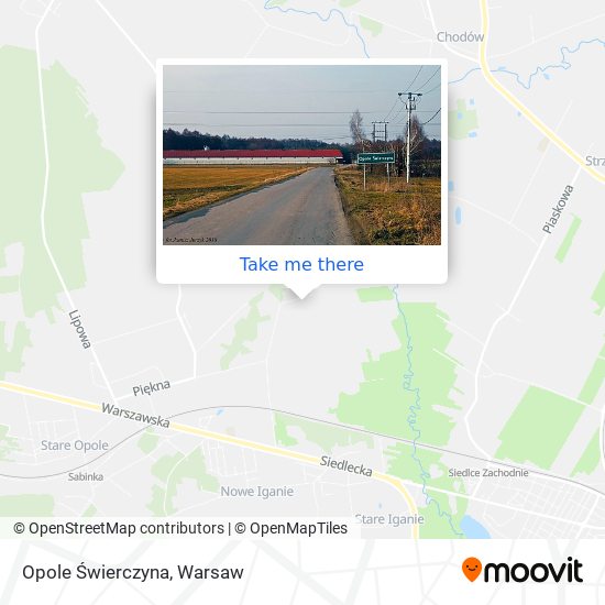 Opole Świerczyna map