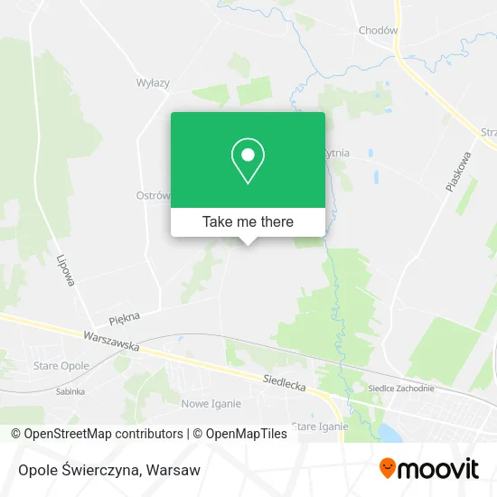 Opole Świerczyna map