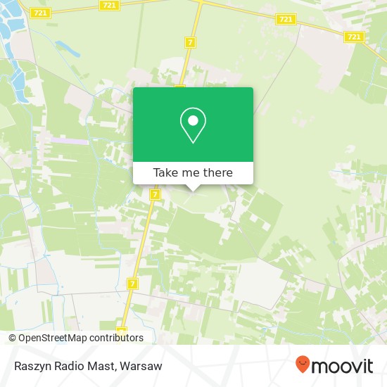 Raszyn Radio Mast map