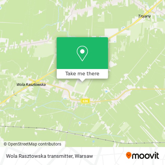 Wola Rasztowska transmitter map