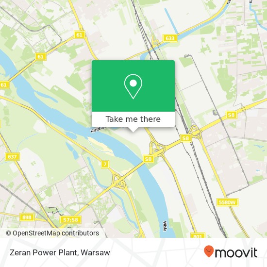 Zeran Power Plant map