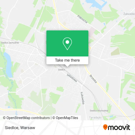Siedlce map