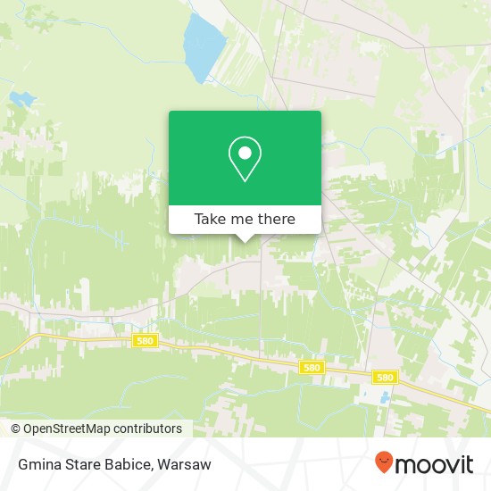 Gmina Stare Babice map