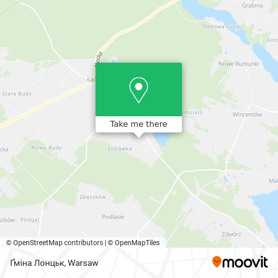 Ґміна Лонцьк map