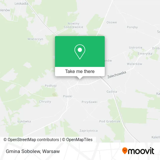 Gmina Sobolew map