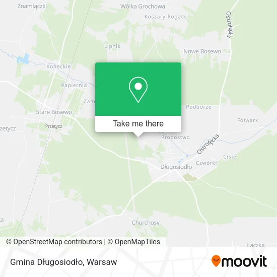 Карта Gmina Długosiodło