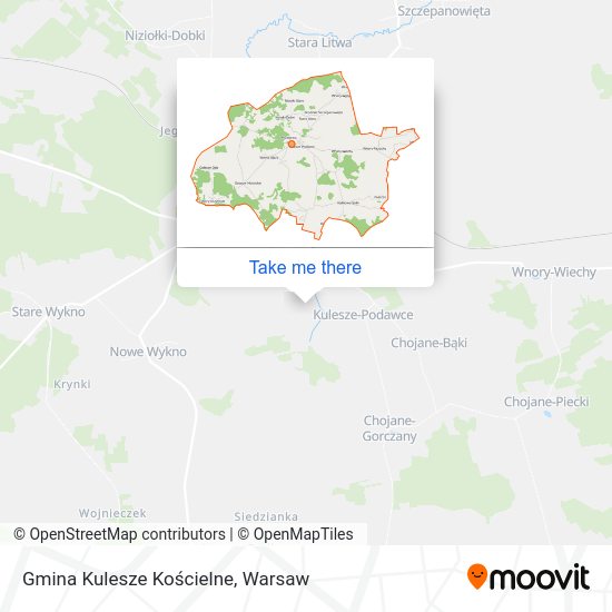 Gmina Kulesze Kościelne map