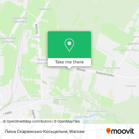 Ґміна Скаржисько-Косьцельне map