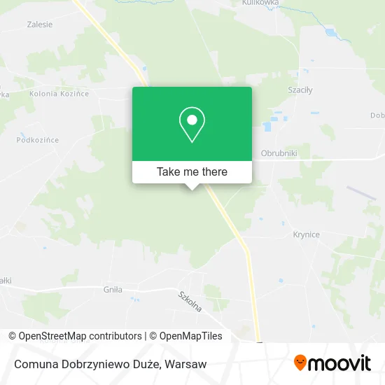 Карта Comuna Dobrzyniewo Duże