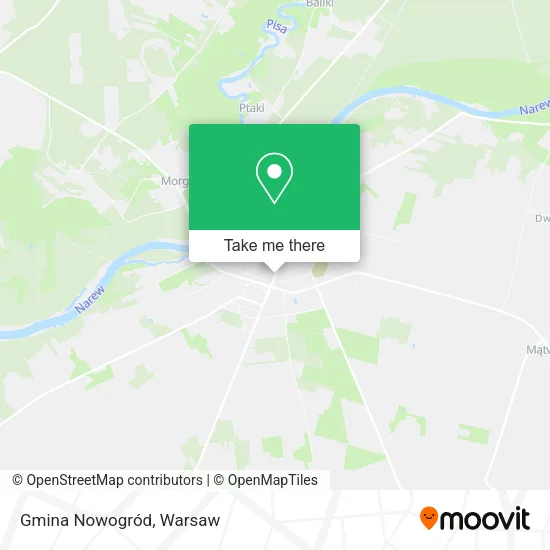 Карта Gmina Nowogród
