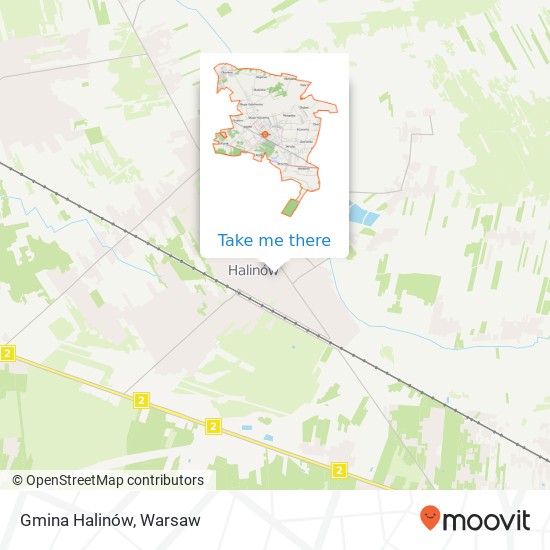 Gmina Halinów map