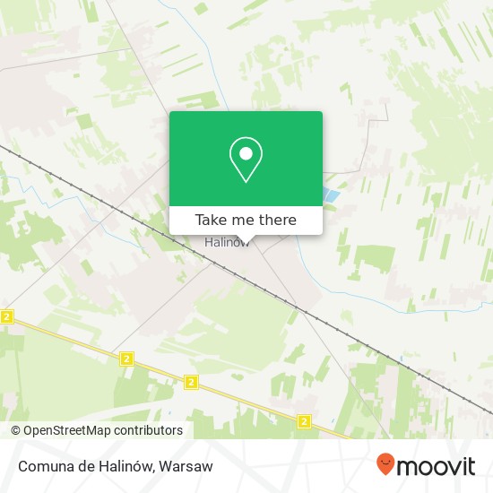 Comuna de Halinów map