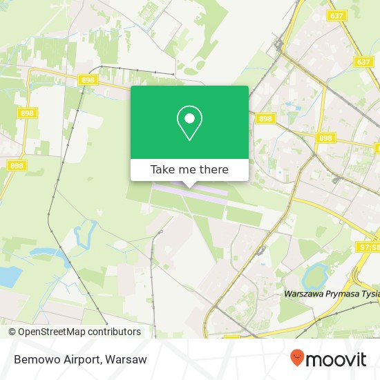 Bemowo Airport map