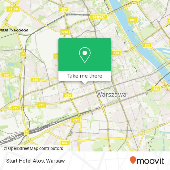 Start Hotel Atos map