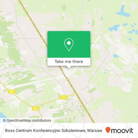 Boss Centrum Konferencyjno Szkoleniowe map