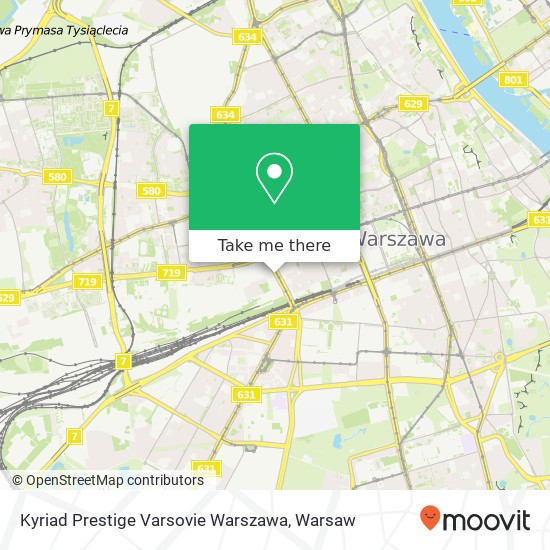 Карта Kyriad Prestige Varsovie Warszawa