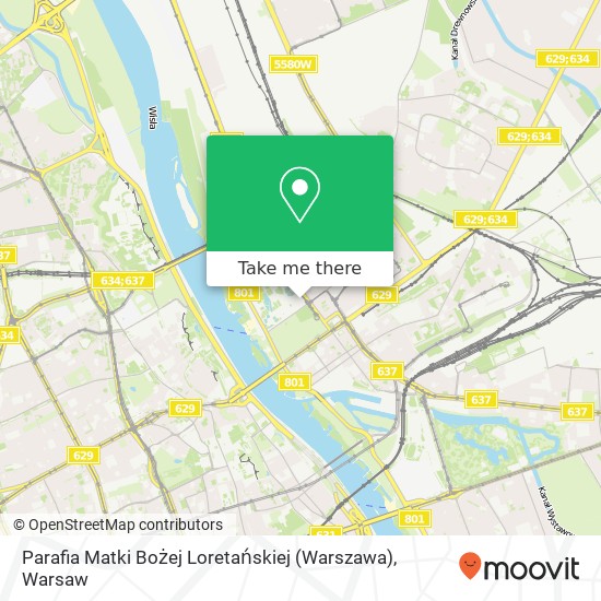 Parafia Matki Bożej Loretańskiej (Warszawa) map