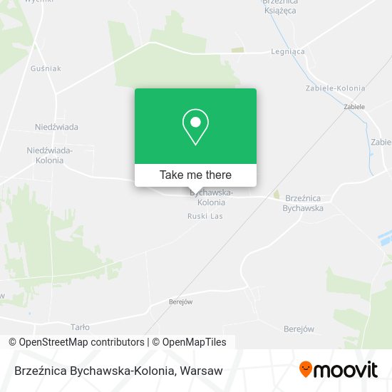 Карта Brzeźnica Bychawska-Kolonia